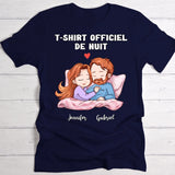 T-shirt de nuit officielle - T-shirt personnalisé pour les couples