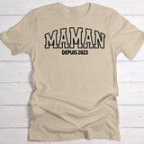 Maman Mamie Mamou - T-Shirt personnalisable pour Maman et Mamie