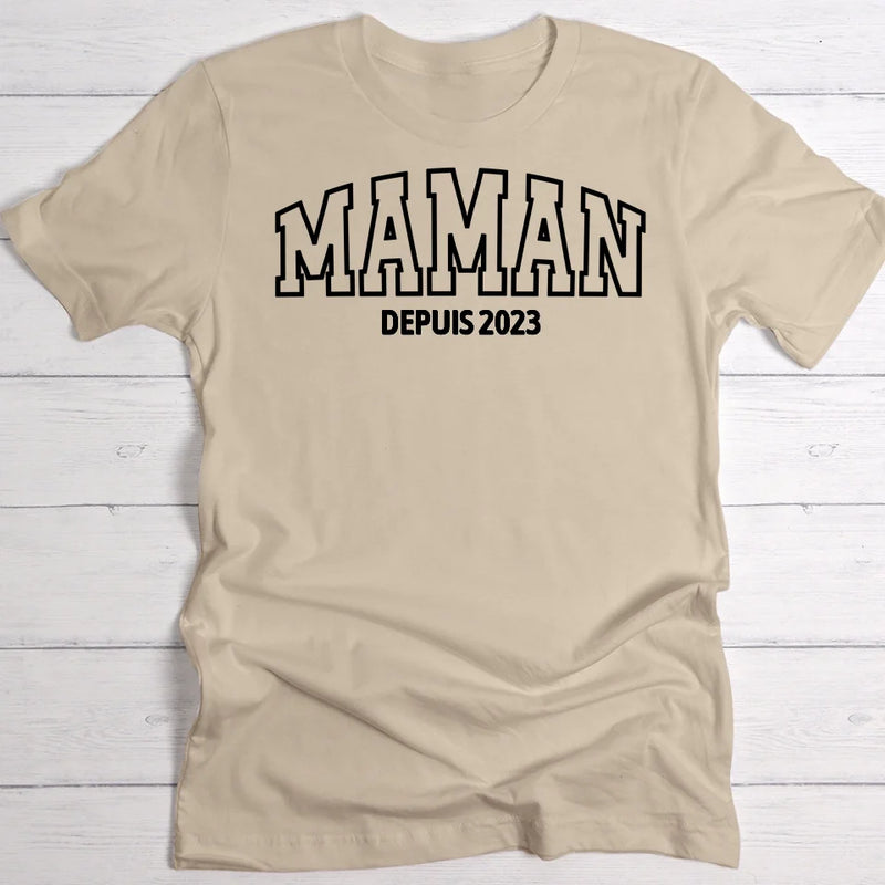 Maman Mamie Mamou - T-Shirt personnalisable pour Maman et Mamie