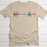 Les enfants - T-Shirt personnalisable pour Maman et Mamie