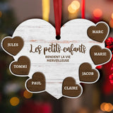 Les petits-enfants - Décoration de Noël personnalisée avec prénoms