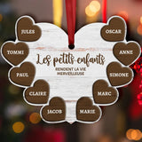 Les petits-enfants - Décoration de Noël personnalisée avec prénoms