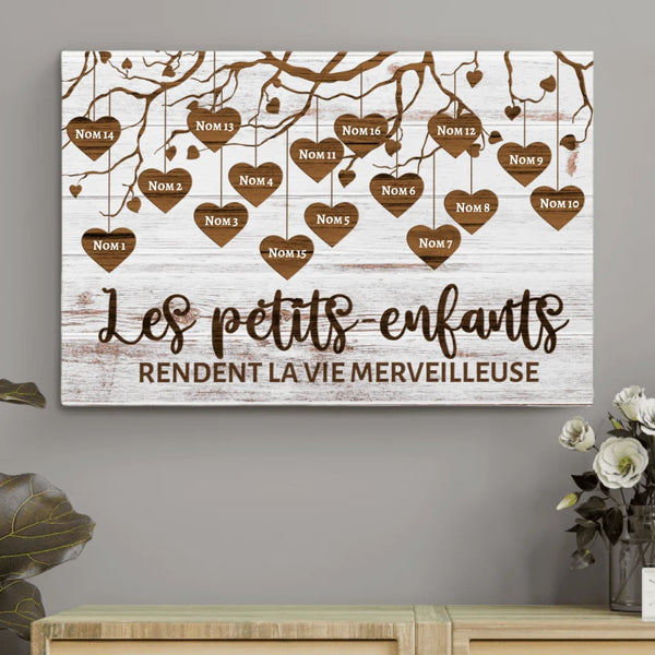 Mes petits-enfants - Toile grands-parents