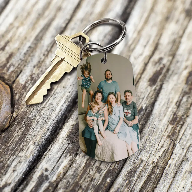 Ma photo - Porte-clés personnalisé avec deux photos