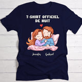 T-shirt de nuit officielle - T-shirt personnalisé pour les couples