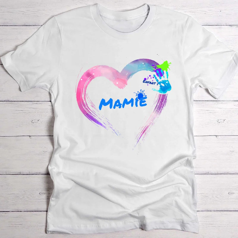 La main sur le cœur - Grands-parents - T-shirt