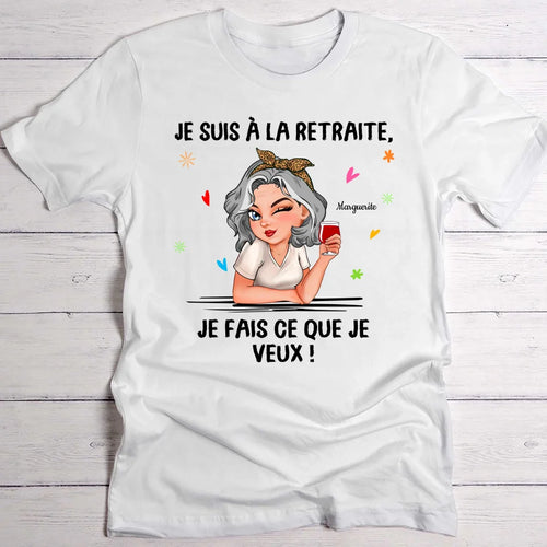T-shirt blanc personnalisable avec ton design – fabriqué par Love & Faith