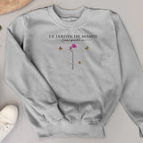 L'amour grandit ici - Sweat personnalisable avec les noms des enfants pour mamie