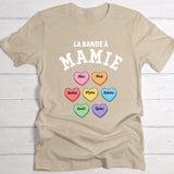 T-shirt beige personnalisable avec ton design – fabriqué par Love & Faith