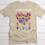 T-shirt beige personnalisable avec ton design – fabriqué par Love & Faith