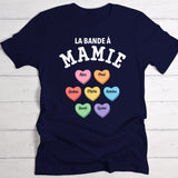 Cœurs colorés - T-Shirt personnalisé pour Mamie et Maman