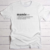 Définition - T-Shirt personnalisé pour Mamie et Maman