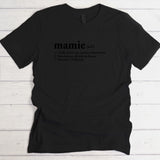 Définition - T-Shirt personnalisé pour Mamie et Maman