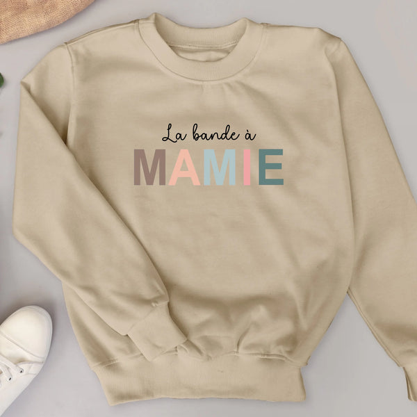 La Bande - Sweat personnalisable avec les noms des enfants pour maman