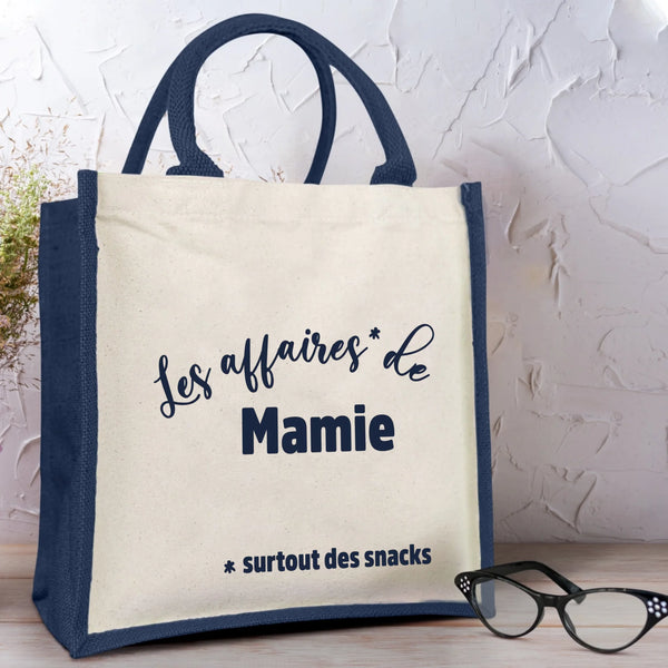 Les affaires de Mamie - Grands-parents-Sac coloré