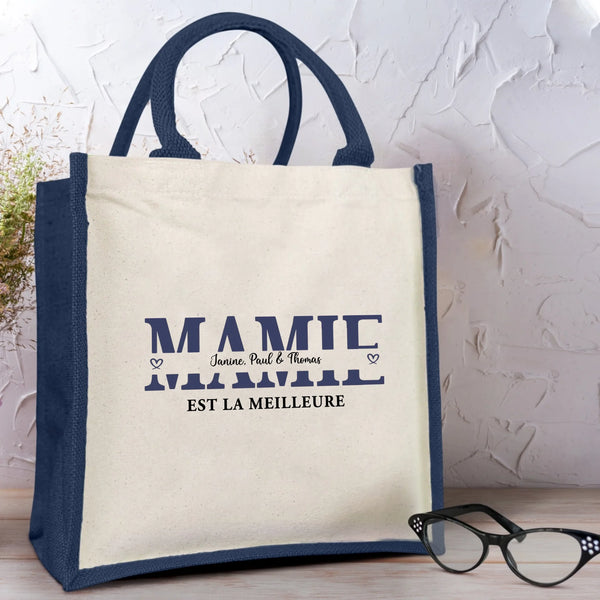 Mamie - Grands-Parents-Sac coloré