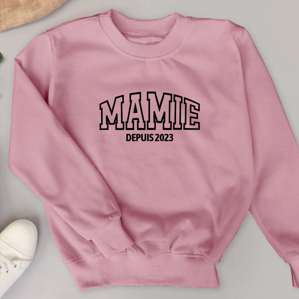 Maman Mamie Mamou - Sweat personnalisable pour Maman et Mamie