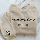 beiger Pullover personalisierbar - gefertigt von Love & Faith