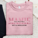 Mamie - Sweat personnalisable avec les noms des enfants pour mamie et maman