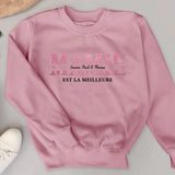 Mamie - Sweat personnalisable avec les noms des enfants pour mamie et maman