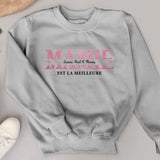 Mamie - Sweat personnalisable avec les noms des enfants pour mamie et maman