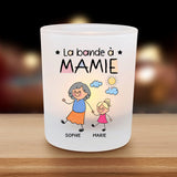 La Bande à Mamie - Bougie chauffe-plat personnalisée pour Mamie et Maman