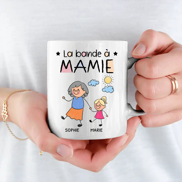 La Bande à Mamie - Tasse personnalisée pour Mamie et Maman