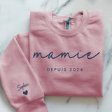 rosa Pullover personalisierbar - gefertigt von Love & Faith