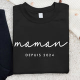 Meilleure maman - Sweat personnalisé pour maman et mamie avec noms