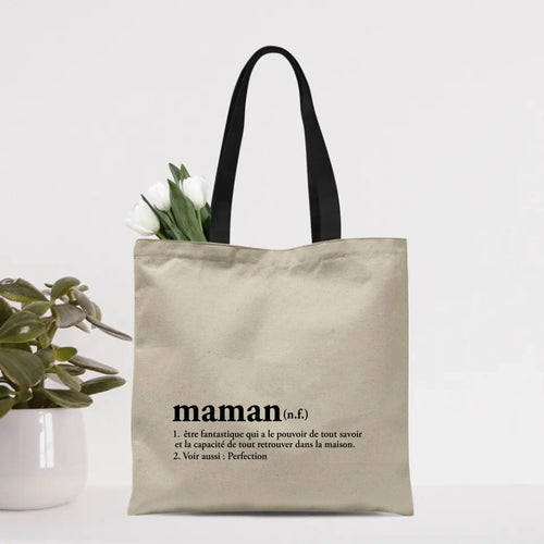 Sac de transport personnalisé pour Mamie et Maman, polyester résistant avec impression individualisée – Motiv 2