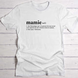 Définition - T-Shirt personnalisé pour Mamie et Maman