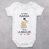 Meilleurs parents - Body bébé personnalisé pour la fête des mères et la fête des pères