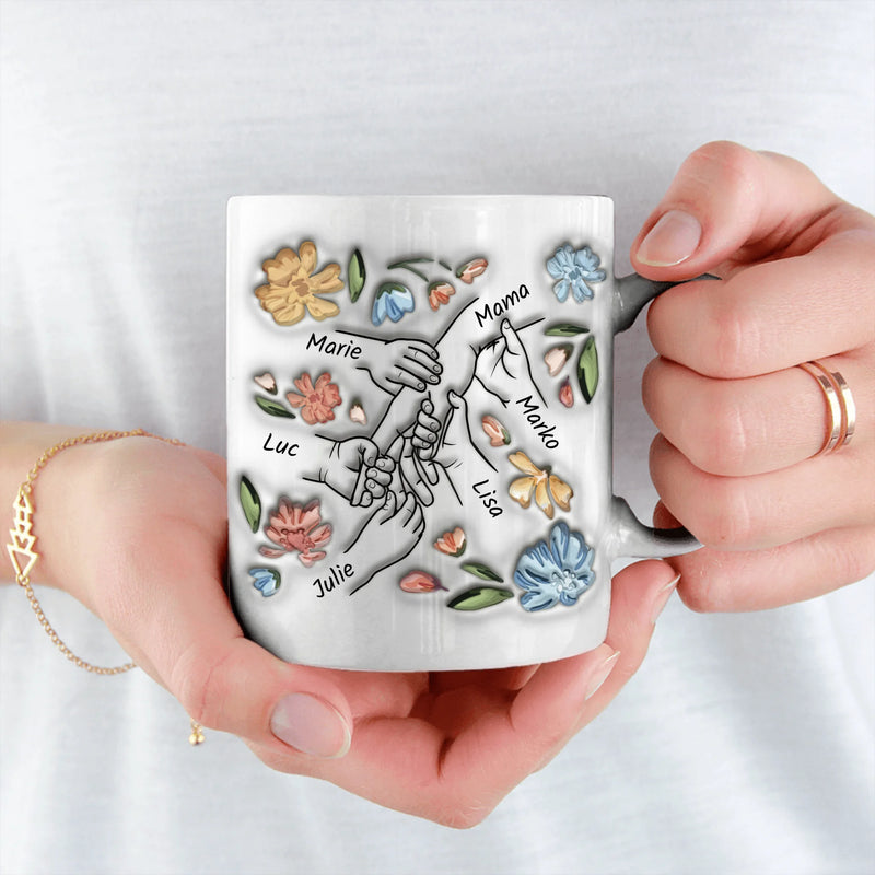 Harmonie - Tasse personnalisée pour maman avec look 3D