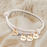Mes proches - Bracelet en cuir personnalisé pour maman et grand-mère