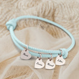 Mes proches - Bracelet en cuir personnalisé pour maman et grand-mère