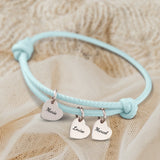 Mes proches - Bracelet en cuir personnalisé pour maman et grand-mère