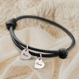 Amis - Bracelet en cuir personnalisé