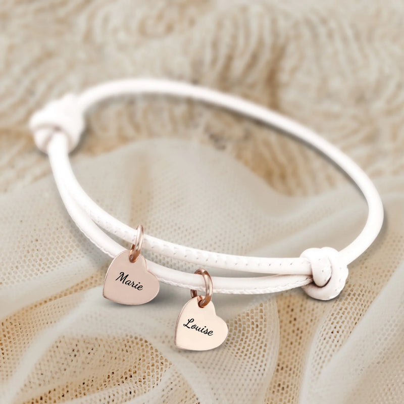 Amis - Bracelet en cuir personnalisé