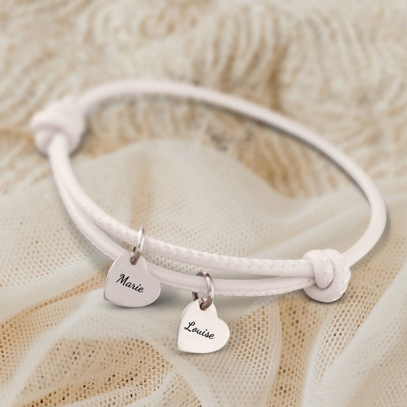 Amis - Bracelet en cuir personnalisé