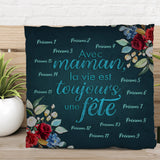 Avec mamie  - Grands-parents-Coussin