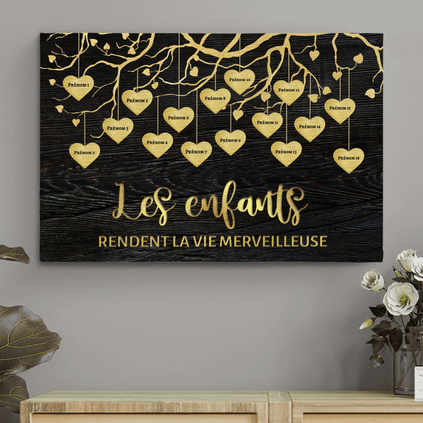 Les petits-enfants - Grands-parents-Toile