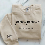 beiger Pullover personalisierbar - gefertigt von Love & Faith