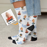 Meilleur Papa - Chaussettes personnalisées pour parents et grands-parents