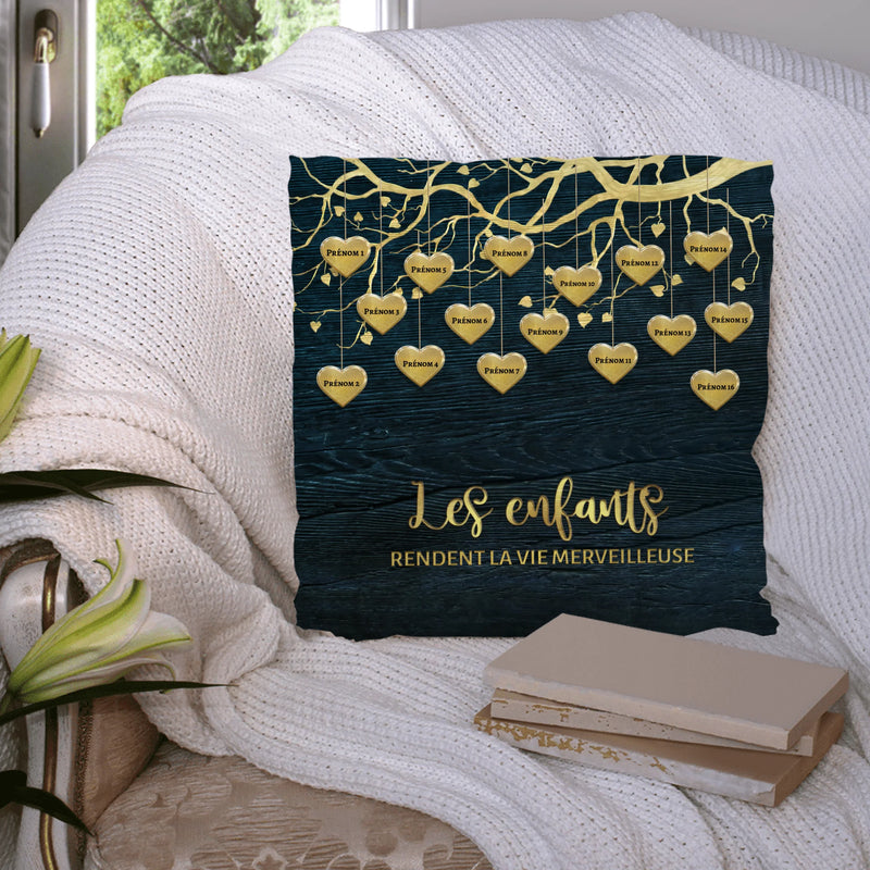Les petits-enfants (d'or) - Grands-parents-Coussin