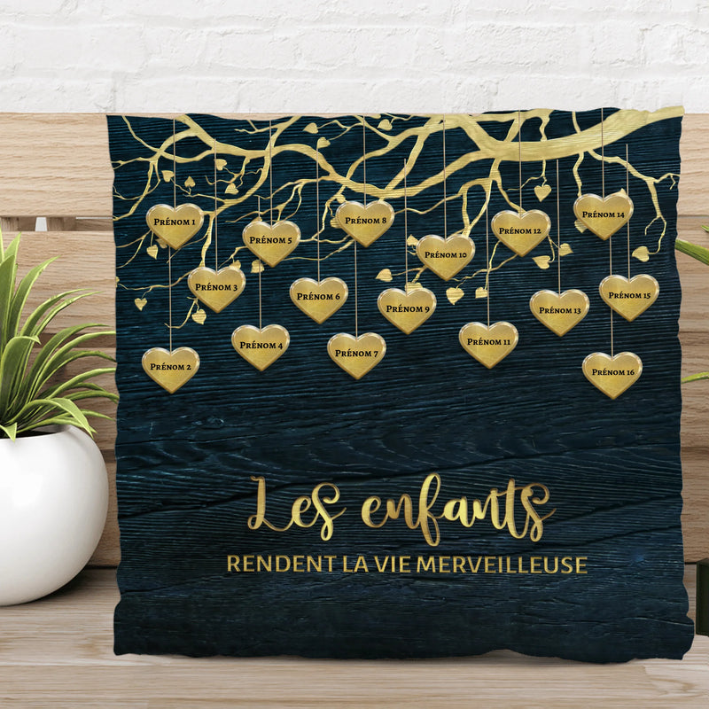 Les petits-enfants (d'or) - Grands-parents-Coussin
