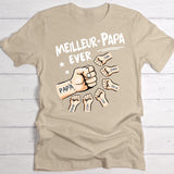 T-shirt beige personnalisable avec ton design – fabriqué par Love & Faith