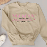 Mamie - Sweat personnalisable avec les noms des enfants pour mamie et maman