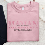 Mamie - Sweat personnalisable avec les noms des enfants pour mamie et maman