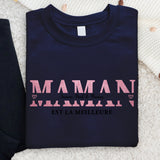 Mamie - Sweat personnalisable avec les noms des enfants pour mamie et maman