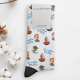 Meilleur Papa - Chaussettes personnalisées pour parents et grands-parents